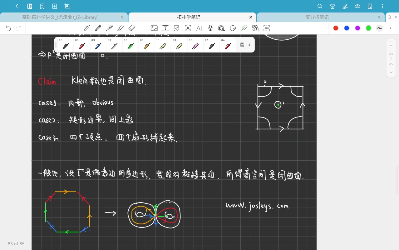 拓扑学12-Chapter 3.3 拓扑流形与闭曲面-20250326