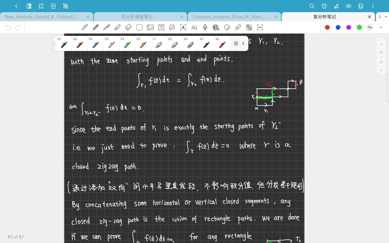 复分析10-Chapter 2: Cauchy's Theorem and it's applications:2.1-2.2-20250321